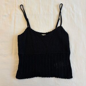 Abercrombie Cropped Knit Tank Top